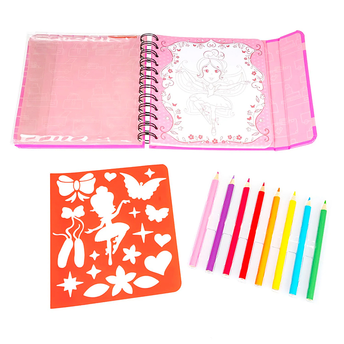 Фото к товару Компактные развивающие игры в дорогу "Рисуем в дороге. Балерины" Компактные развивающие игры в дорогу "Рисуем в дороге. Балерины"