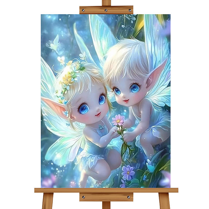 Фото к товару Мозаика алмазная MKA3020-47 "Сказочные эльфы" 20*30см. Мозаика алмазная MKA3020-47 "Сказочные эльфы" 20*30см.