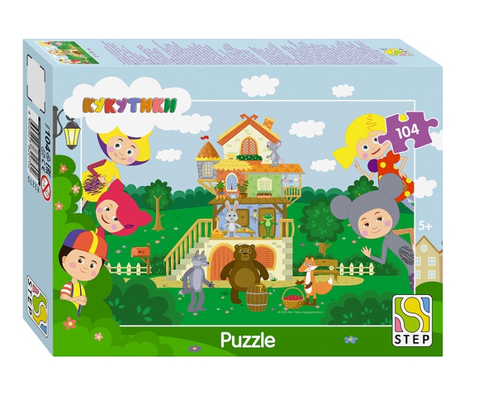 Пазл 104 "Кукутики" (Биг Папа)