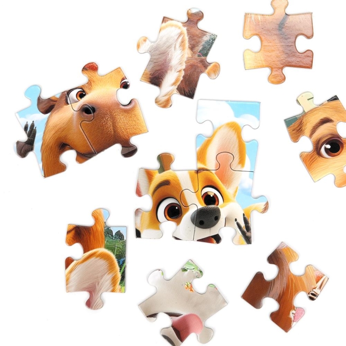 Пазлы 60 "Корги и Милые друзья" 190х141х35 мм. 