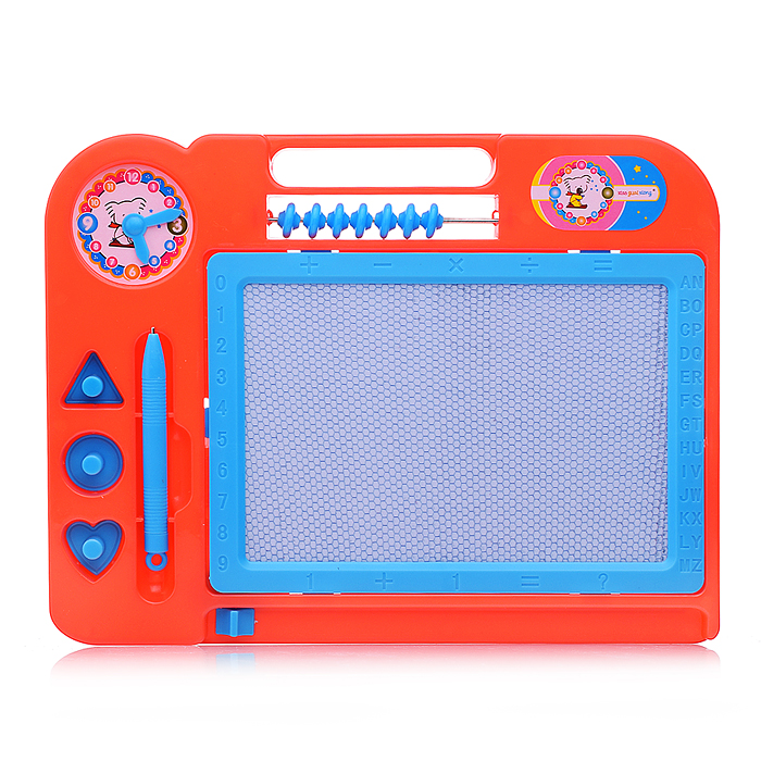 Доска для рисования DJ-907 "Рисуй, считай, пиши" в пакете