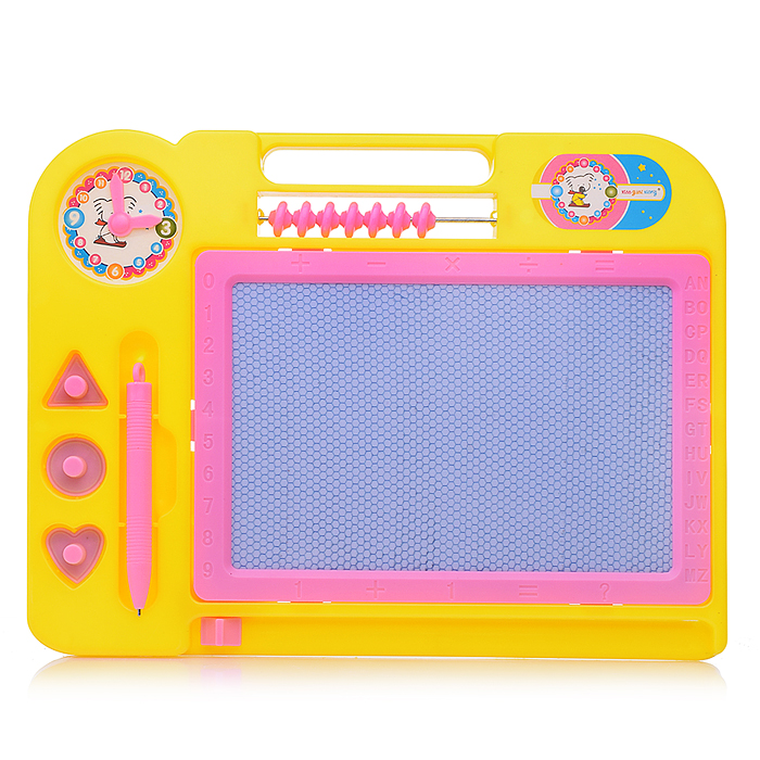 Доска для рисования DJ-907 "Рисуй, считай, пиши" в пакете