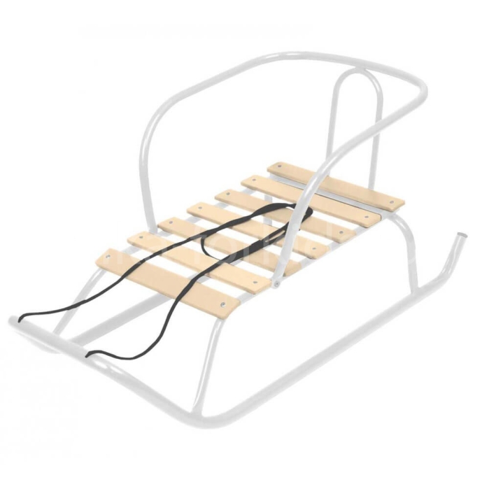 Игрушка. Санки детские "Ветерок 1+" (белый)