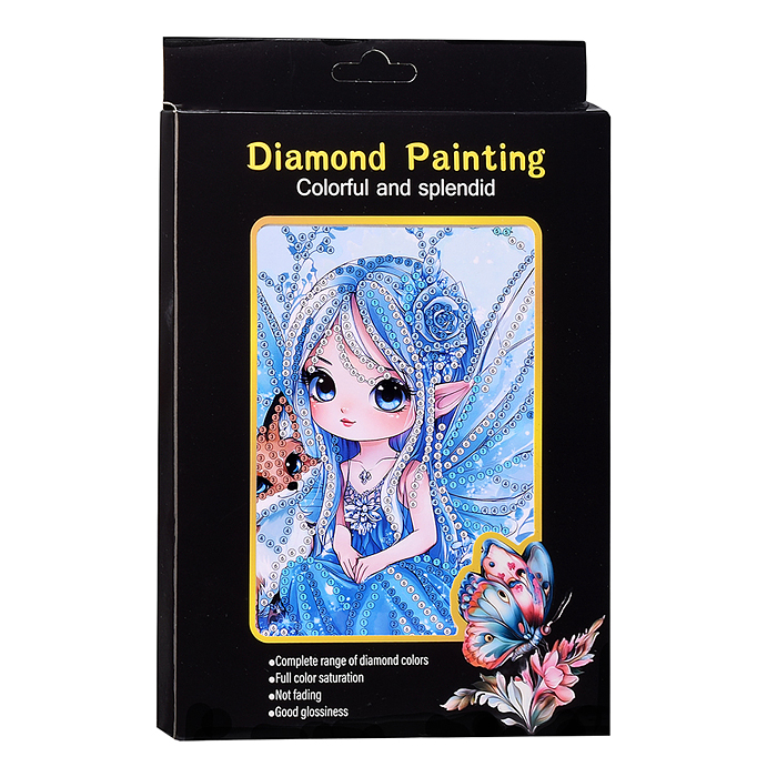 Мозаика алмазная 00-7624 "Лесная фея" 15*20см