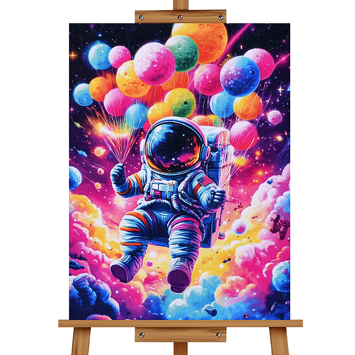 Мозаика алмазная MKA3020-111 "Космонавт" 20*30см.