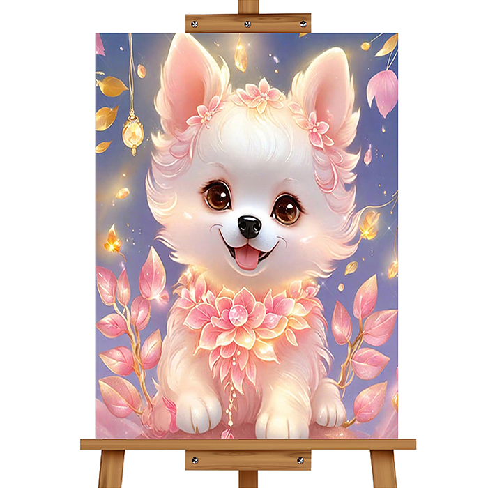 Мозаика алмазная MKA3020-16 "Милашка" 20*30см.