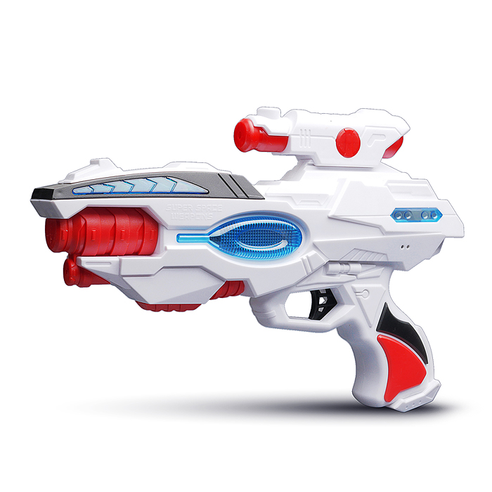 Фото к товару Набор оружия 836-18 "Операция Космос" (свет, звук) на батарейках, в коробке Набор оружия 836-18 "Операция Космос" (свет, звук) на батарейках, в коробке