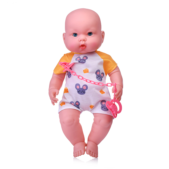 Фото к товару Пупс DH2377E "Сашенька" с аксессуарами , в коробке Пупс DH2377E "Сашенька" с аксессуарами , в коробке