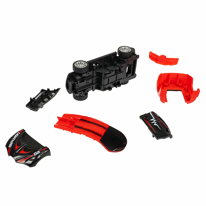 Фото к товару Машинка пластмассовая инерционная "Авария на трассе" Гонка красная (pull back) CRD 25x18,2x5,2см, Машинка пластмассовая инерционная "Авария на трассе" Гонка красная (pull back) CRD 25x18,2x5,2см,