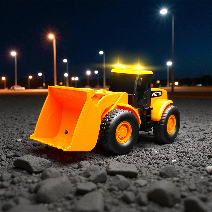 Машина WY1126A "Трактор" 1:32 (свет, звук) в коробке