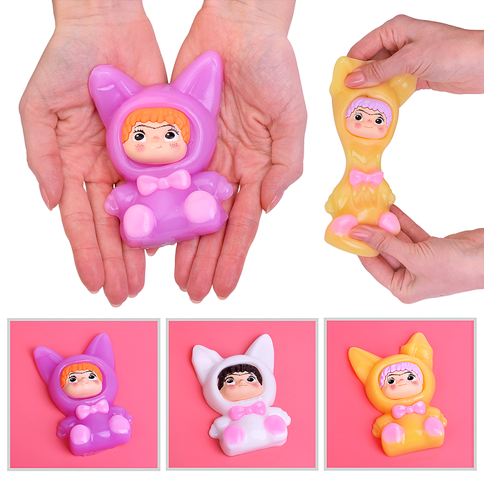 Игрушка-антистресс 00-7568 "Девочка-кошечка" 