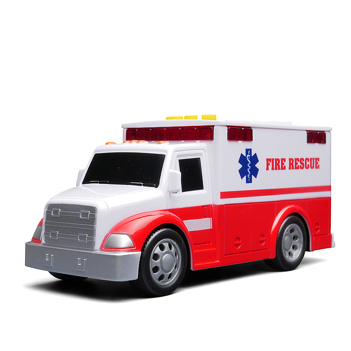 Машина WY1109A "Реанимация" 1:32 (свет. Звук) в коробке