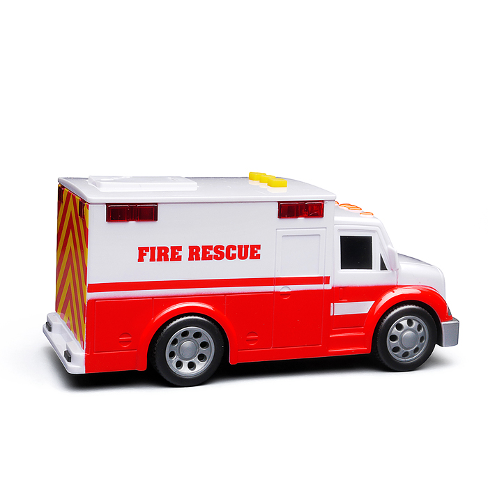 Машина WY1109A "Реанимация" 1:32 (свет. Звук) в коробке