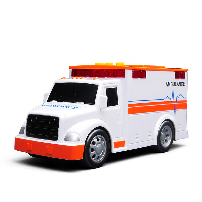 Машина WY1109B "Скорая помощь" 1:32 (свет, звук) в коробке