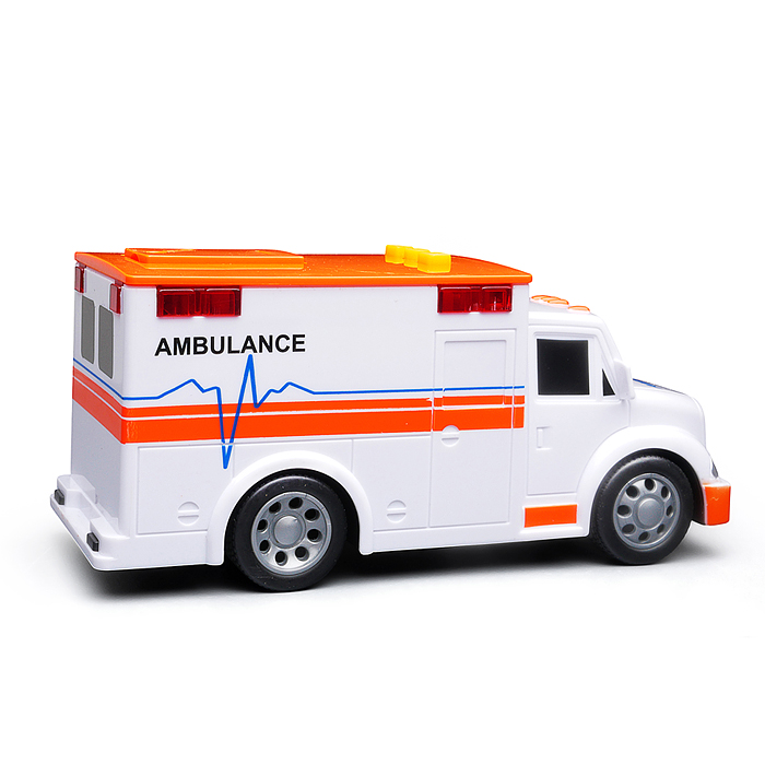 Машина WY1109B "Скорая помощь" 1:32 (свет, звук) в коробке