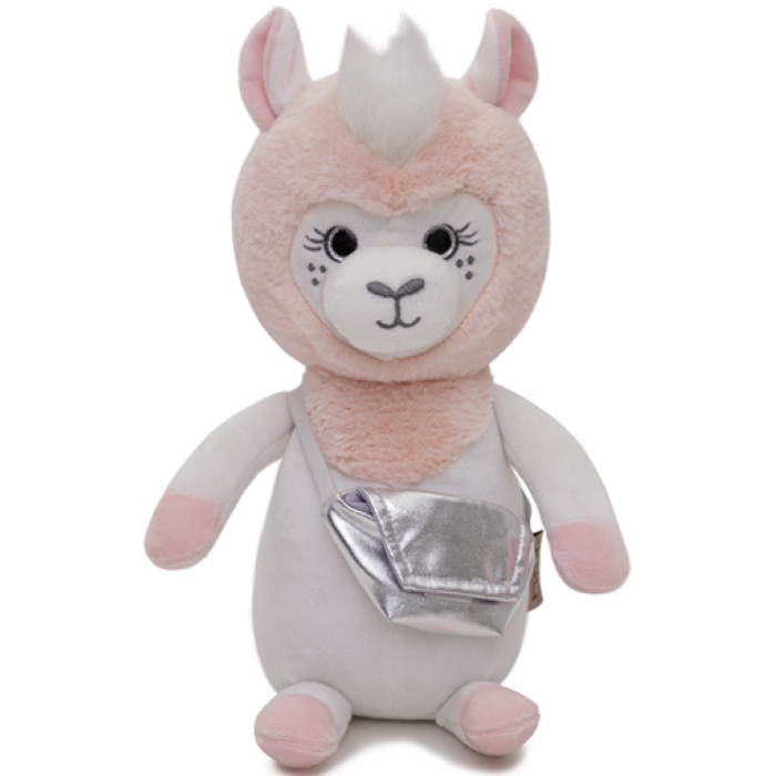 Лама Луна (розовый), 25см