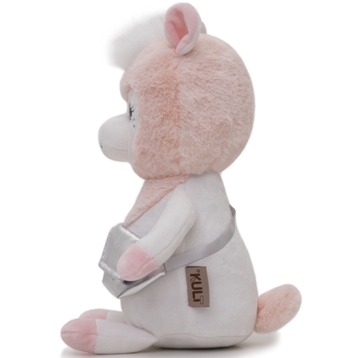 Лама Луна (розовый), 25см