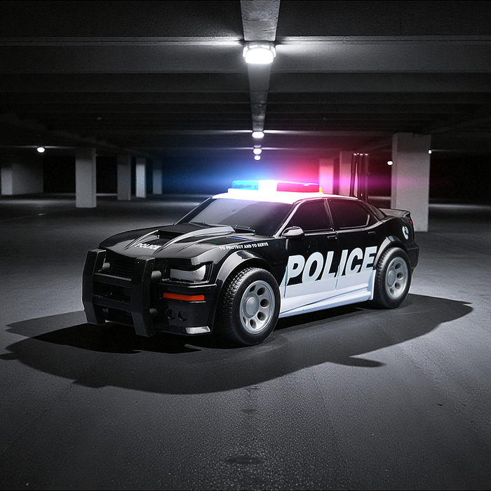 Машина WY1151A "Патруль" 1:32 (свет, звук) в коробке