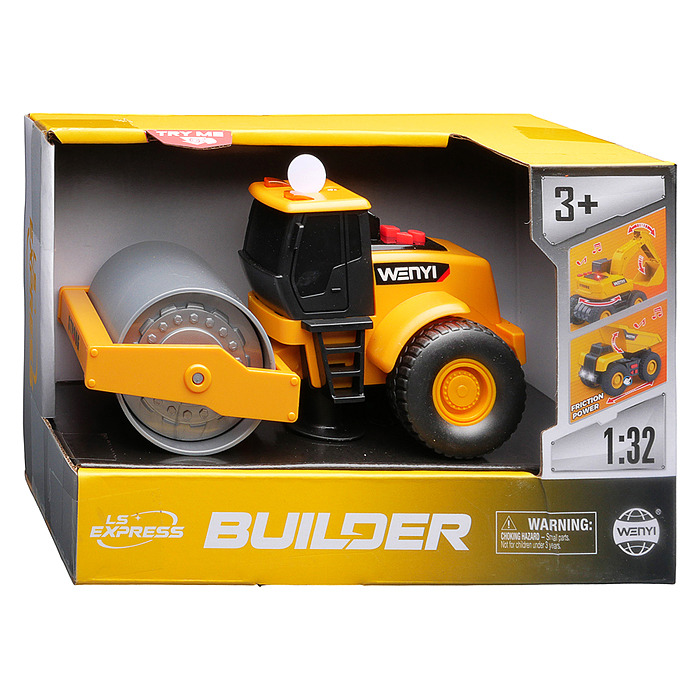 Каток WY1127A "Каток" 1:32 (свет, звук) в коробке