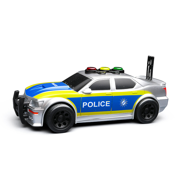 Машина WY1150B "Полиция" 1:32 (свет, звук) в коробке