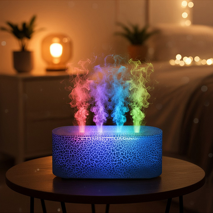 Светильник-увлажнитель DQ709AMINI "Белая лава" в коробке