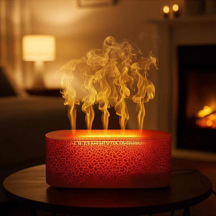 Светильник-увлажнитель DQ709AMINI "Белая лава" в коробке