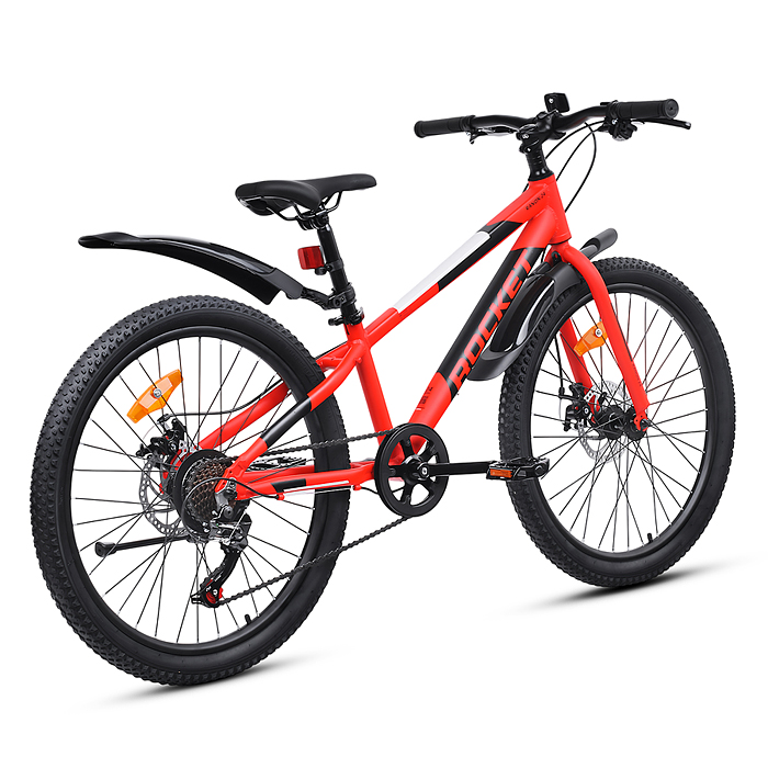 Велосипед 24" Rocket Ranon 24, цвет красный, размер 11"