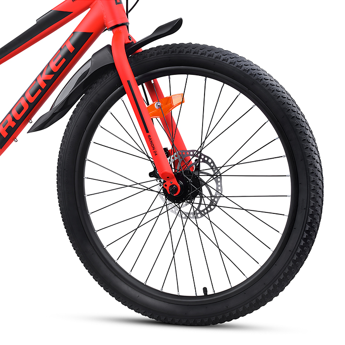 Велосипед 24" Rocket Ranon 24, цвет красный, размер 11"