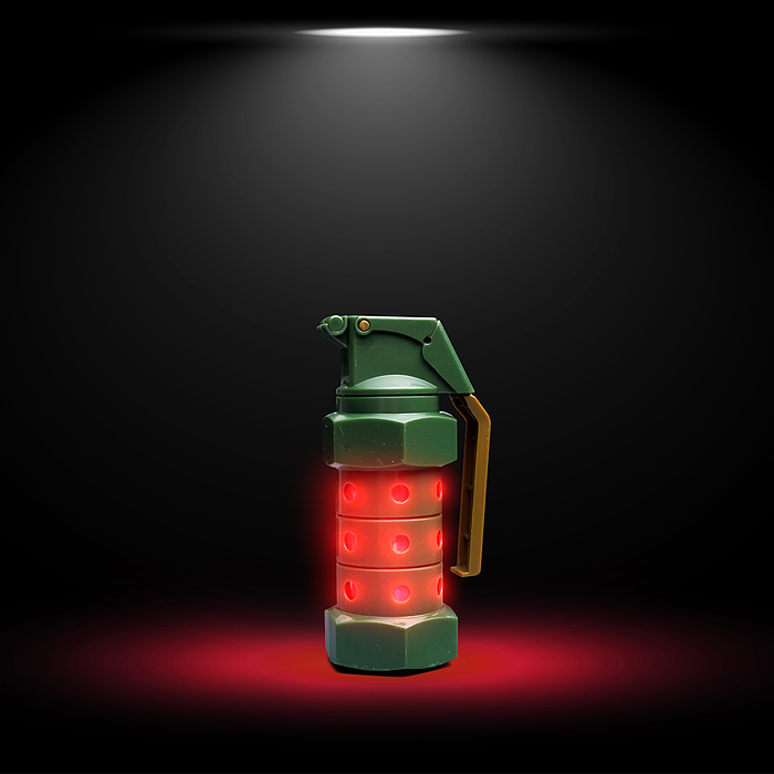 Автомат 844-10 "Взрывной штурм" (свет, звук) на батарейках, в коробке