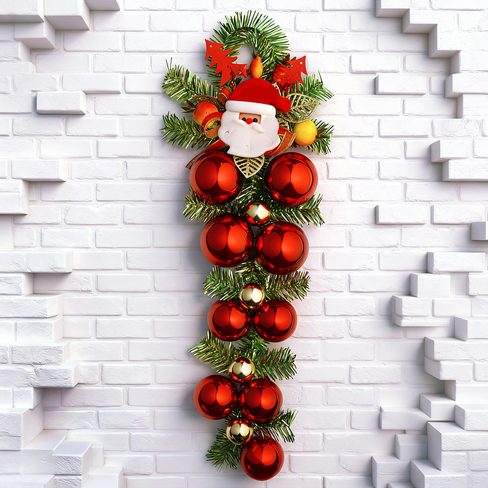 Новогоднее украшение S2708 "Зимнее волшебство" (52 см)