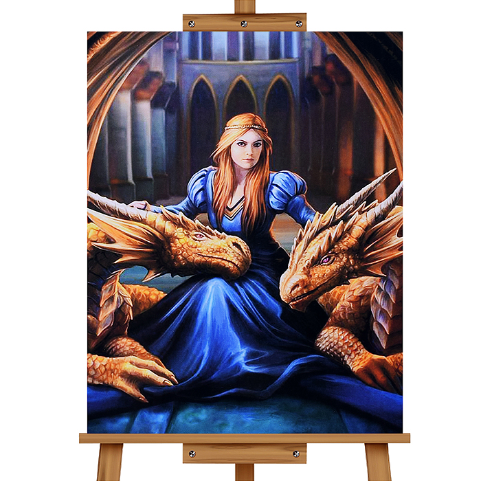 Мозаика алмазная MKA5040-37 "Принцесса драконов" 40*50см.