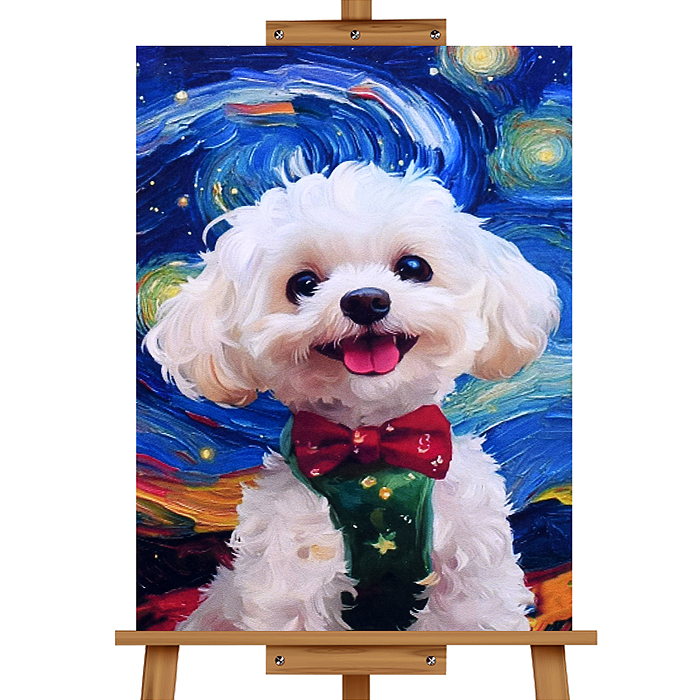 Набор для рисования MKR3020-83 "Картина по номерам 30х20 см. Щенок"