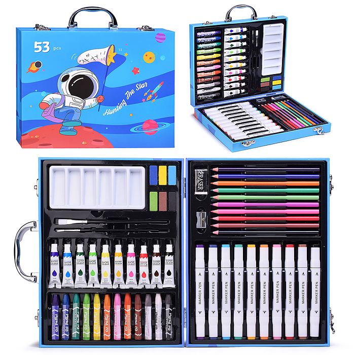 Набор для юного художника Bi-010-057 "Юный космонавт " (53 предмета) 