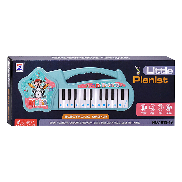 Синтезатор 1019-19 "Радужные ноты" в коробке