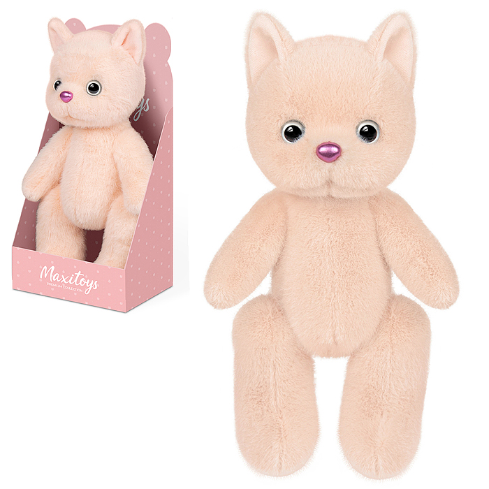 Котик Персиковый, 20 см, в коробке