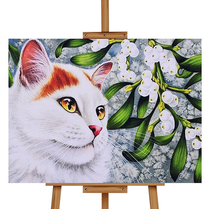 Мозаика алмазная MKA4030-91 "Котёнок" 30*40см.