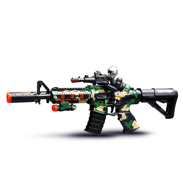 Автомат 846-1 "Космическая атака" (свет, звук) на батарейках, в коробке