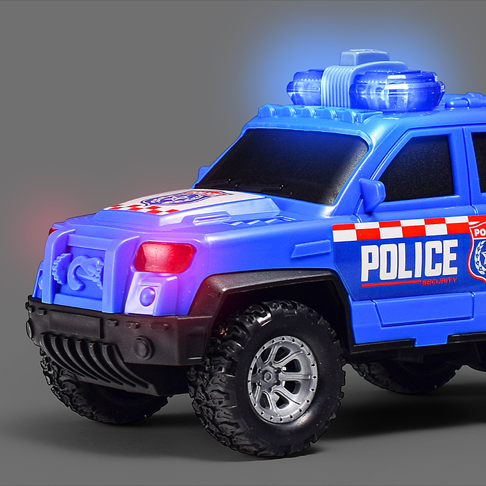 Машина JS200O "Городские службы" 1:20 (свет, звук) в коробке