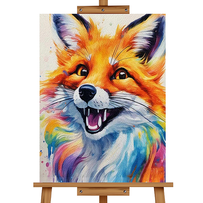 Набор для рисования MKR3020-30 "Картина по номерам 30х20 см. Лисичка" 