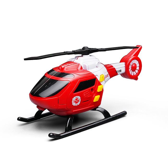 Вертолет WY1108B "Пожарник" 1:32 (свет, звук) в коробке