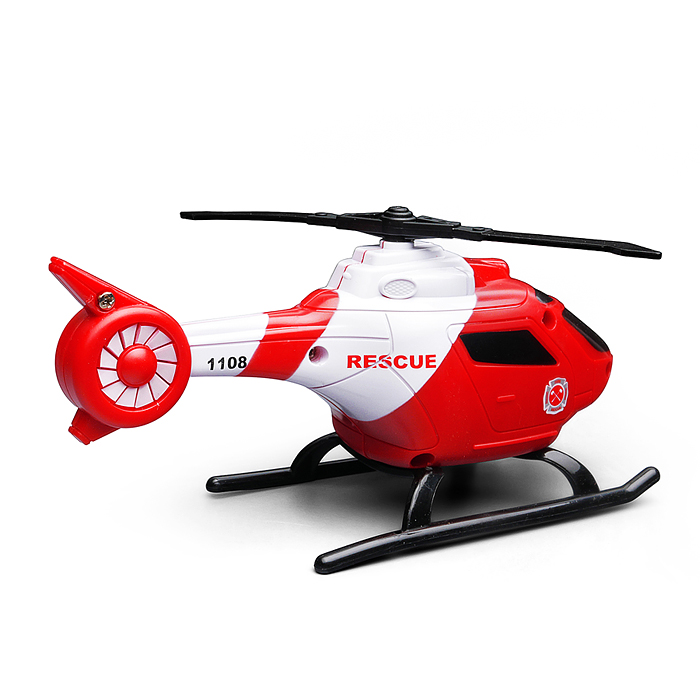 Вертолет WY1108B "Пожарник" 1:32 (свет, звук) в коробке