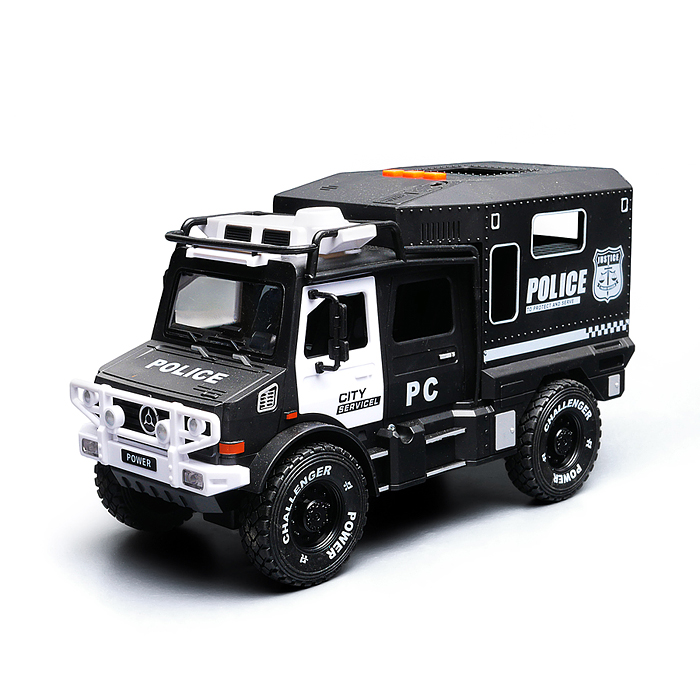 Машина RJ5522B "Трейлер. Полиция" (свет, звук) в коробке