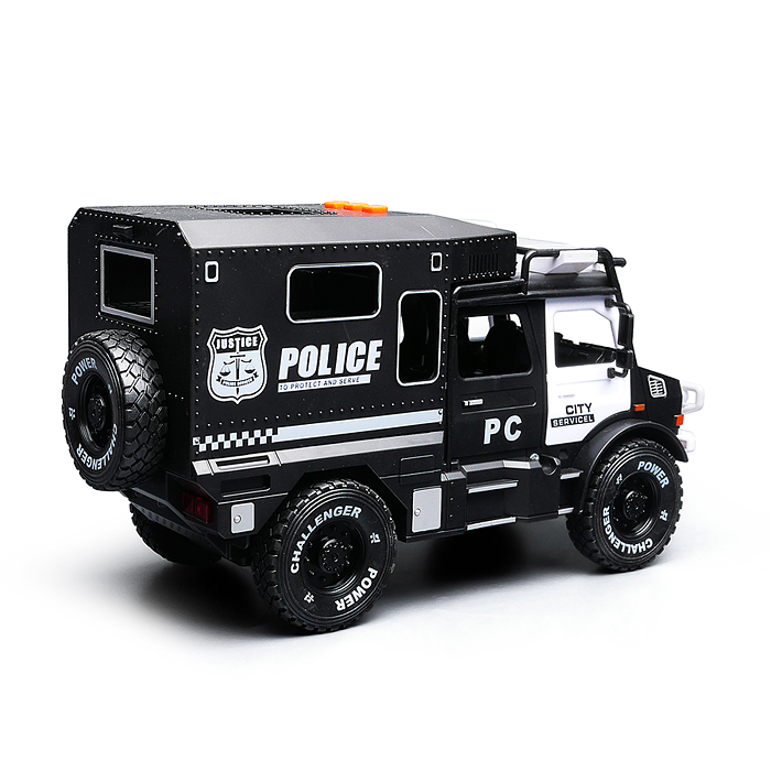 Машина RJ5522B "Трейлер. Полиция" (свет, звук) в коробке