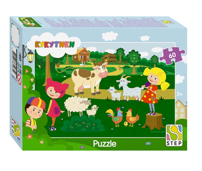 Пазл 60 "Кукутики" (Биг Папа)