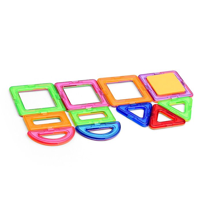 Фото к товару Конструктор магнитный MG0007-2 большой размер дет. (58 дет.), в пакете Конструктор магнитный MG0007-2 большой размер дет. (58 дет.), в пакете