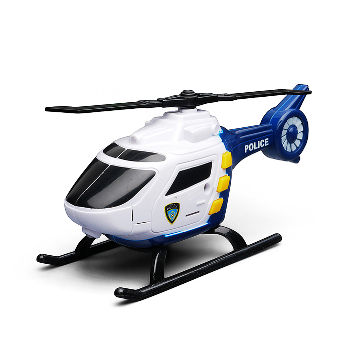 Вертолет WY1108A "Полиция" 1:32 (свет, звук) в коробке