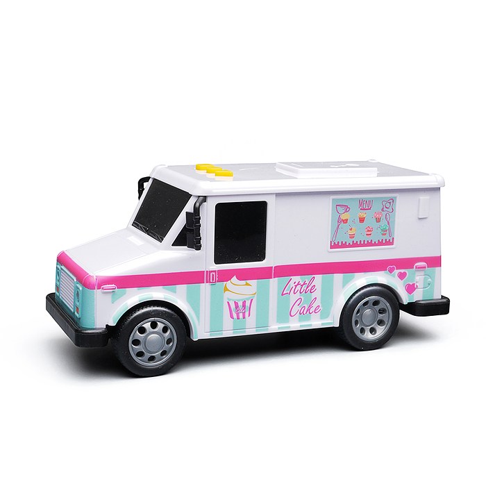 Машина WY1135B "Трейлер с мороженным" 1:32 (свет, звук) в коробке