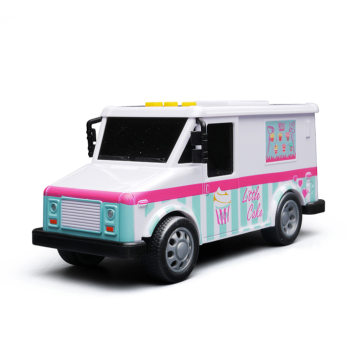 Машина WY1135B "Трейлер с мороженным" 1:32 (свет, звук) в коробке