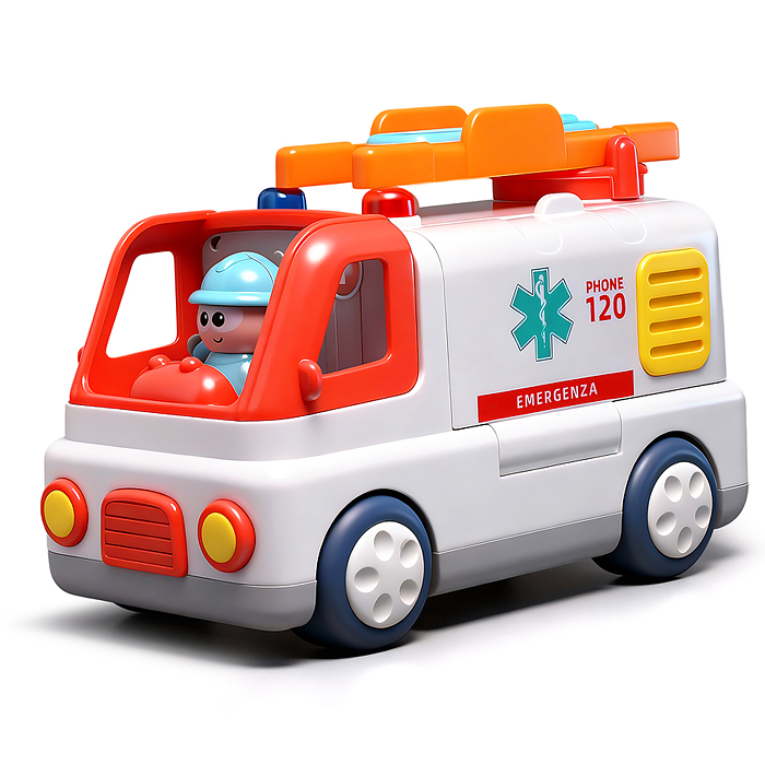 Машина YL519 "Скорая помощь" в коробке