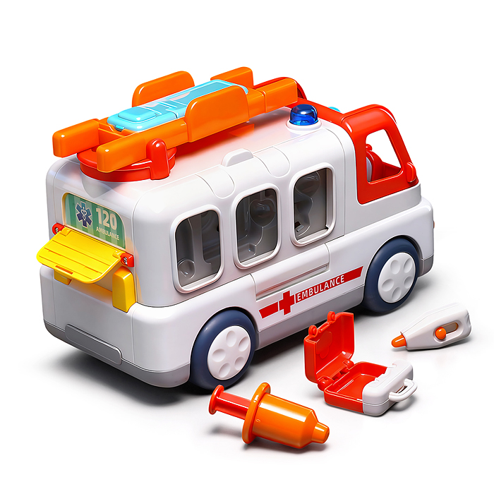 Машина YL519 "Скорая помощь" в коробке